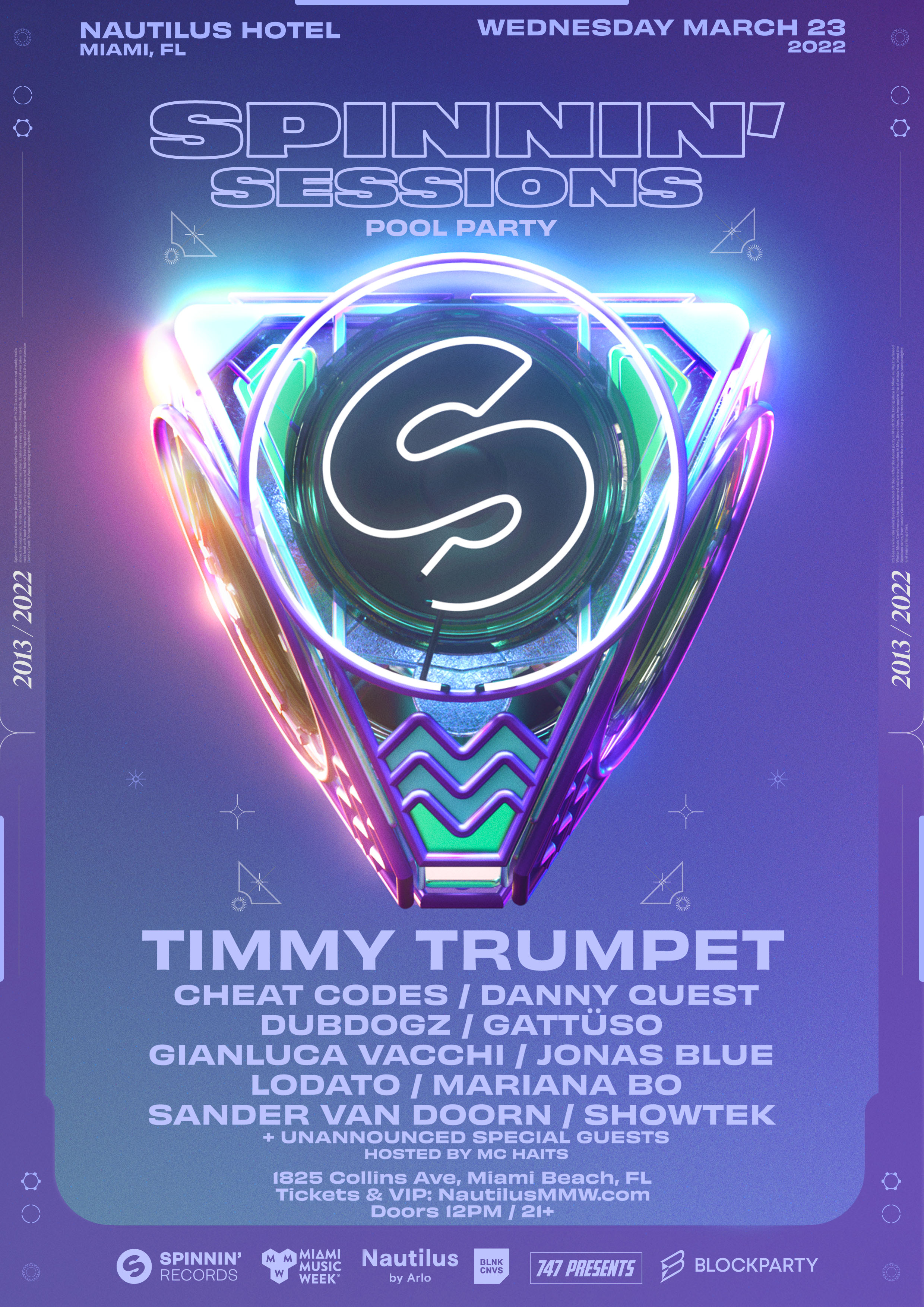 Spinnin' Sessions Miami Pool Party Spinnin' Records